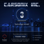 Carsonix Inc. 3 Year Anniversary